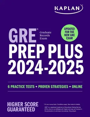 GRE Prep Plus 2024-2025 - aktualizacja dla nowego egzaminu GRE - GRE Prep Plus 2024-2025 - Updated for the New GRE