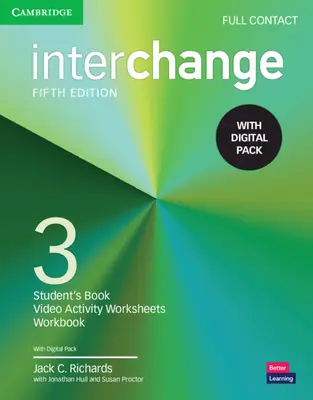 Interchange Level 3 Full Contact z pakietem cyfrowym [z eBookiem] - Interchange Level 3 Full Contact with Digital Pack [With eBook]