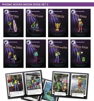 Książki foniczne Księżycowe Psy Zestaw 2 - Phonic Books Moon Dogs Set 2