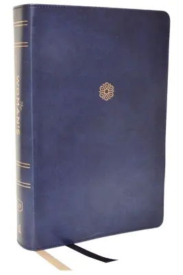 Kjv, Biblia do studiowania dla kobiet, niebieska skórzana miękka, czerwona litera, wydanie w pełnym kolorze, wygodny druk: Przyjmowanie Bożej prawdy dla równowagi, nadziei i transformacji - Kjv, the Woman's Study Bible, Blue Leathersoft, Red Letter, Full-Color Edition, Comfort Print: Receiving God's Truth for Balance, Hope, and Transforma