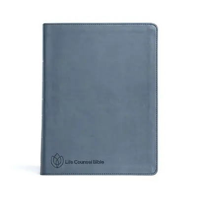 CSB Life Counsel Bible, Slate Blue Leathertouch, z indeksem: Praktyczna mądrość na całe życie - CSB Life Counsel Bible, Slate Blue Leathertouch, Indexed: Practical Wisdom for All of Life