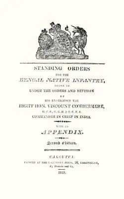 Stałe rozkazy dla rdzennej piechoty bengalskiej z 1829 r. - Standing Orders for the Bengal Native Infantry 1829