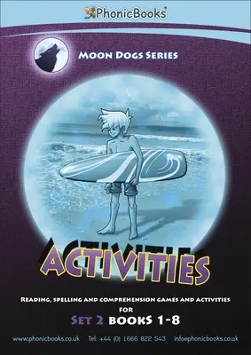 Książki foniczne Psy księżycowe Zestaw 2 ćwiczeń - Phonic Books Moon Dogs Set 2 Activities