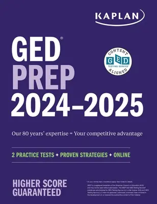 Przygotowanie do egzaminu GED 2024-2025: 2 testy praktyczne + sprawdzone strategie + online - GED Test Prep 2024-2025: 2 Practice Tests + Proven Strategies + Online