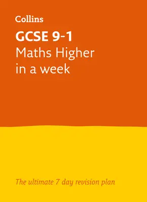 Sukces powtórek Letts GCSE 9-1 - Matematyka GCSE 9-1 na wyższym poziomie w tydzień - Letts GCSE 9-1 Revision Success - GCSE 9-1 Maths Higher in a Week