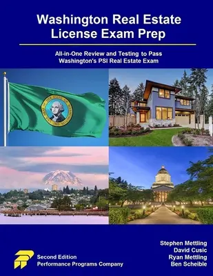 Przygotowanie do egzaminu na licencję nieruchomości w stanie Waszyngton: Wszechstronny przegląd i testowanie, aby zdać egzamin PSI z nieruchomości w Waszyngtonie - Washington Real Estate License Exam Prep: All-in-One Review and Testing to Pass Washington's PSI Real Estate Exam