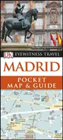 Kieszonkowa mapa i przewodnik po Madrycie DK Eyewitness - DK Eyewitness Madrid Pocket Map and Guide