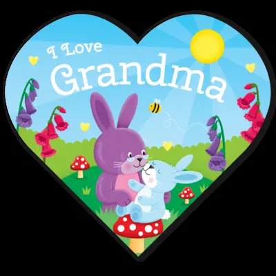 BB w kształcie serca - Kocham babcię - Heart-Shaped BB - I Love Grandma