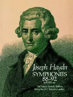 Symfonie 88-92 w pełnej partyturze: The Haydn Society Edition - Symphonies 88-92 in Full Score: The Haydn Society Edition