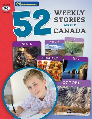 52 cotygodniowe historie non-fiction o Kanadzie, klasy 5-6 - 52 Weekly Nonfiction Stories About Canada Grades 5-6