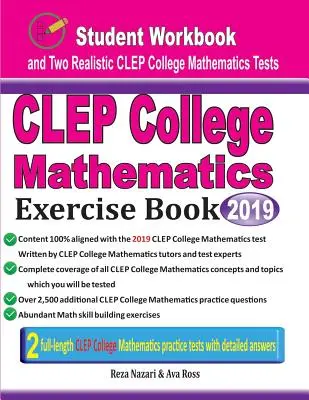 CLEP College Mathematics Exercise Book: Zeszyt ćwiczeń dla studentów i dwa realistyczne testy CLEP College Mathematics - CLEP College Mathematics Exercise Book: Student Workbook and Two Realistic CLEP College Mathematics Tests